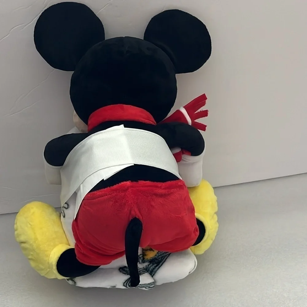 🆕 Disney's Mickey Mouse Pillow Buddy & Throw Buddy Set